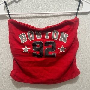 Forever 21 Vibrant Red Top